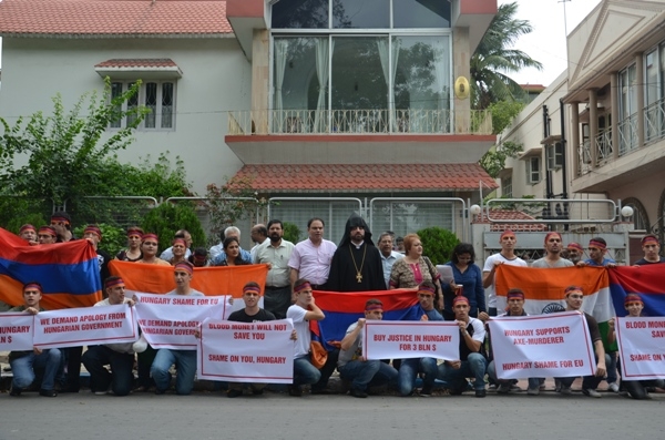 Armenian community in India raised the voice of protest and revolt