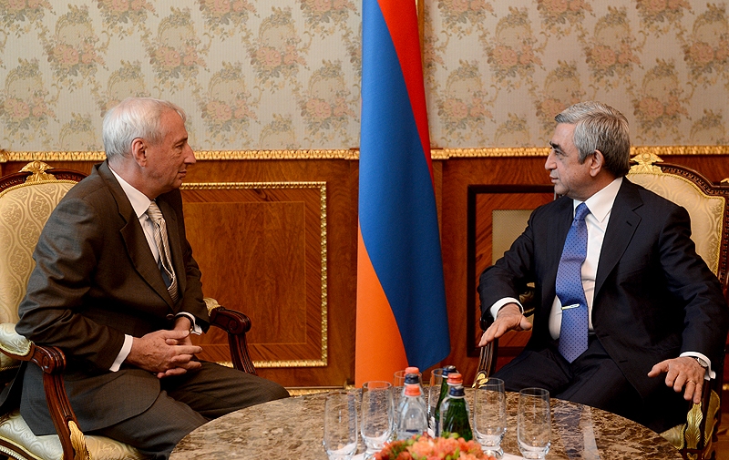 Serzh Sargsyan had a farewell meeting with Vyacheslav Kovalenko