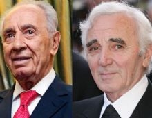Israeli President to receive Charles Aznavour