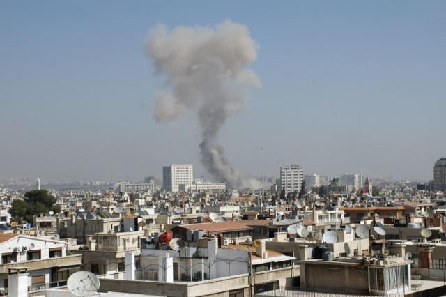 Из-за бомбежек армянской католической школы в Дамаске погиб один, ранено около 60 
человек 