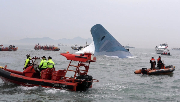 Капитану парома, затонувшего в Южной Корее, грозит до пяти лет лишения свободы 