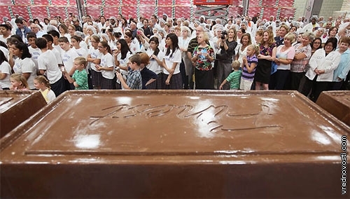 Արգենտինայում 130 մետր երկարությամբ շոկոլադե բատոն են պատրաստել 