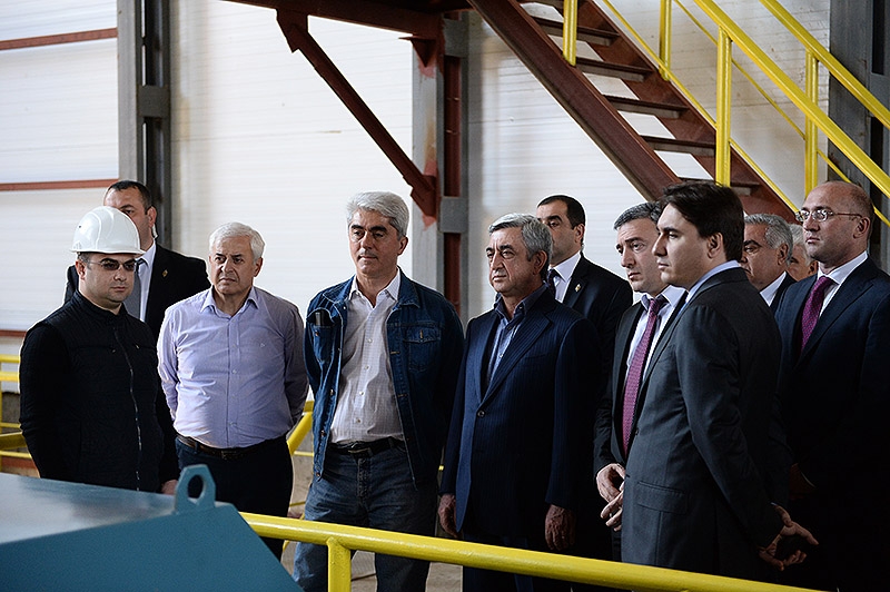 Президент Армении Серж Саргсян с  рабочим визитом посетил  Лорийскую  и 
Тавушскую области
