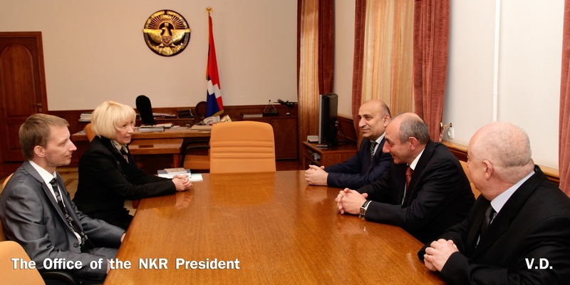 Президент НКР принял председателя Благотворительного фонда Таривердиева