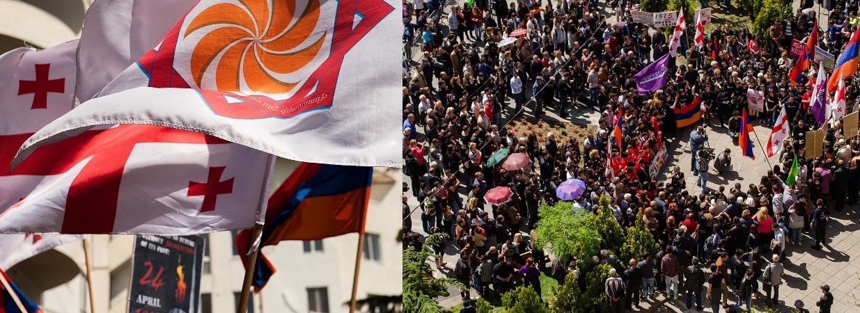 Թբիլիսիում թուրքական դեսպանատան առջև բողոքի ցույց է տեղի ունեցել