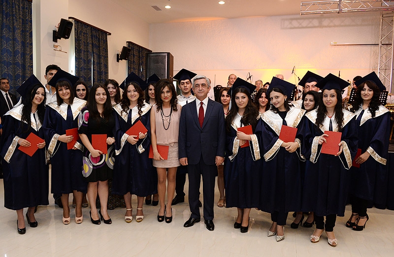 Armenia's President urges future pedagogues to deserve that high calling
