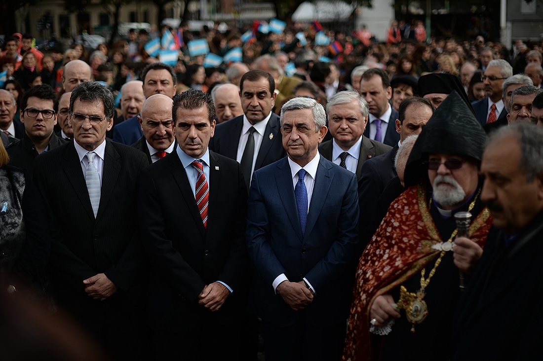 Armenia's President attends groundbreaking ceremony of Armenian Genocide Museum in 
Buenos Aires