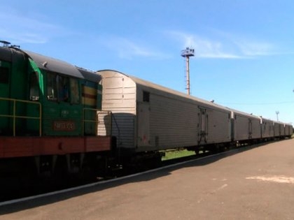 Поезд с телами погибших в авиакатастрофе прибыл в Харьков