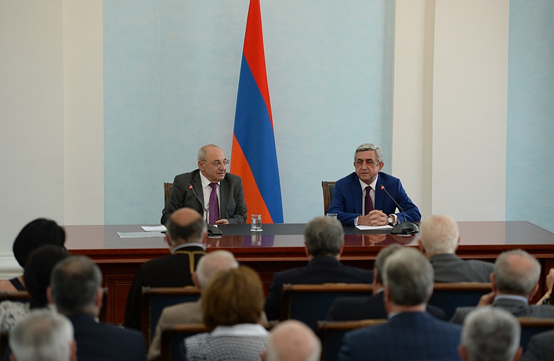 Armenia’s President spoke against arming of population of border villages