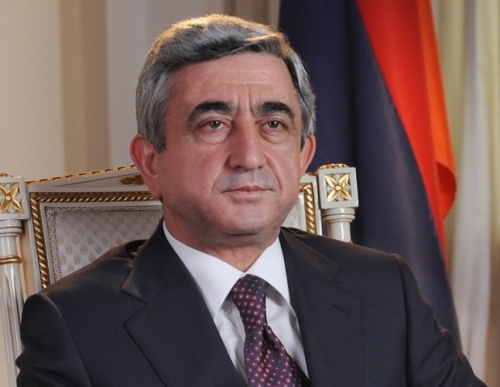 President Serzh Sargsyan sent telegram of condolence to French President Francois Hollande