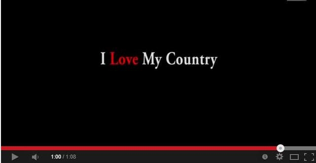 Հայրենիքի նկատմամբ սերն սկսվում է մանրուքներից.  համացանցում հայտնվել է «Ես 
սիրում եմ իմ երկիրը» տեսանյութը