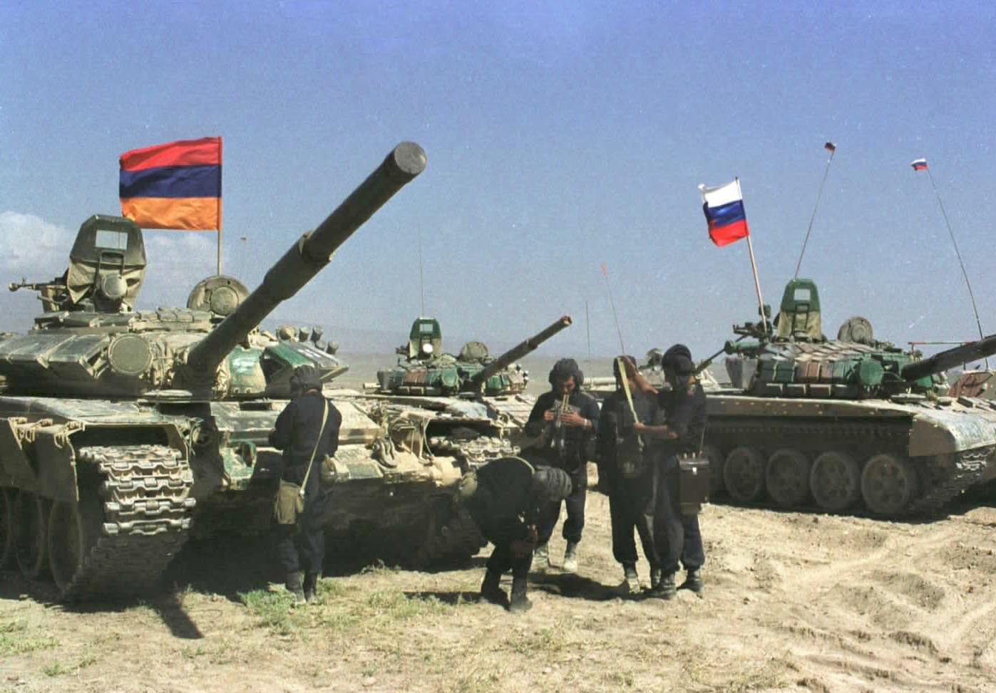 На российских полигонах в Армении началось обучение подразделения РХБЗ
