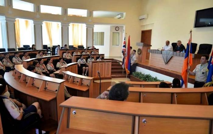 NKR National Assembly Chairman considers important visits of youth groups of Armenian 
Diaspora organizations to Artsakh