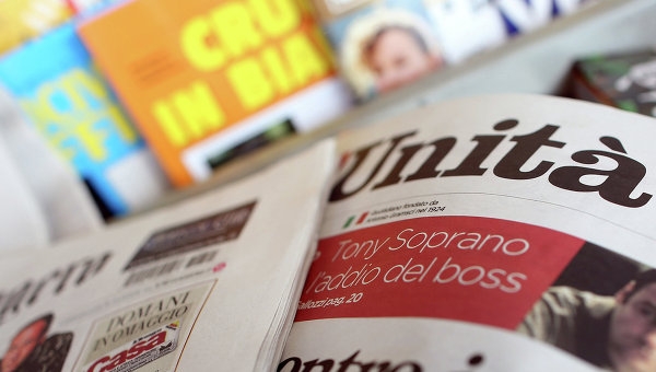 Старейшая газета Италии L'Unita прекращает существование с 1 августа