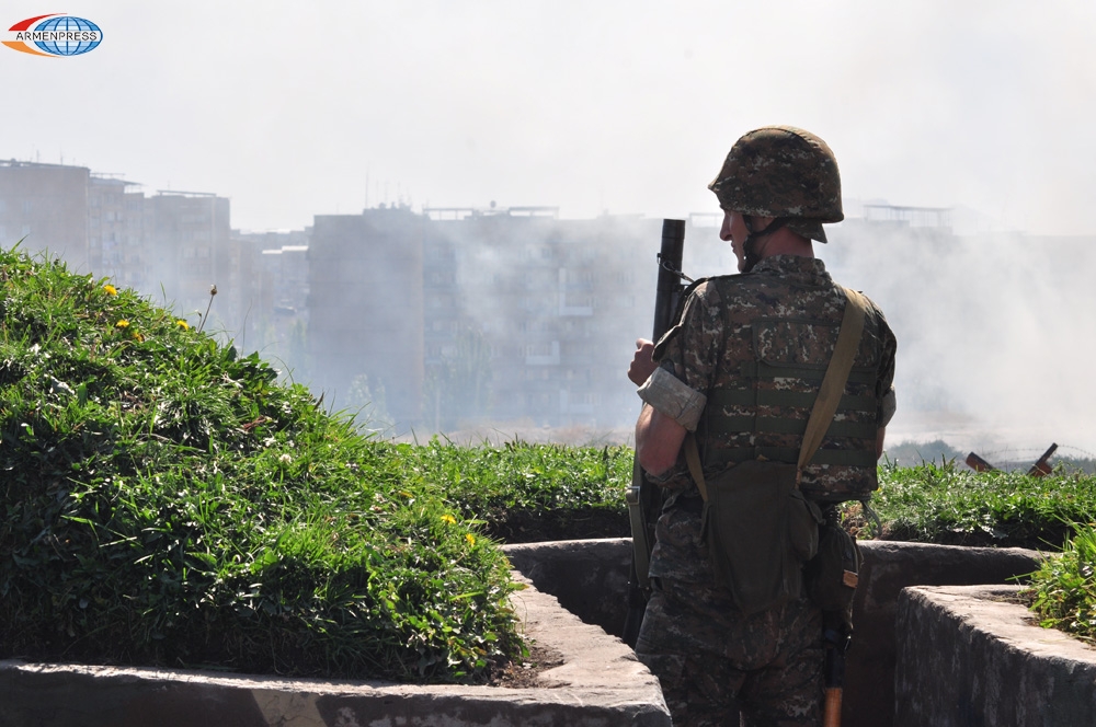 Territory attacked by enemy is completely under control of military units of NKR Defense Army