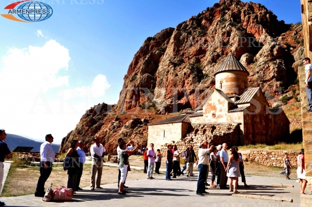 В прошлом году Армения приняла более миллиона туристов  
