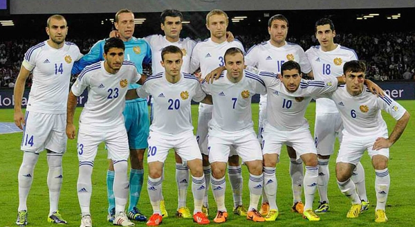 Armenia's team moved up 5 positions and is 36th in FIFA World Rankings