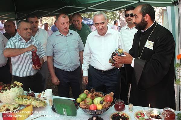 Galust Sahakyan and group of representatives of parliamentary forces visited Tavush Marz