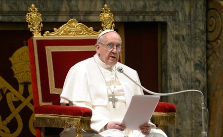 Spiritual leader of Aleppo's Armenian Catholics briefs Pope Francis on Armenian 
community's issues