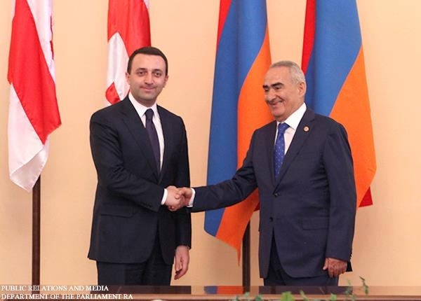 Georgian PM highlights steps aimed at cooperation between Armenian and Georgian 
parliaments