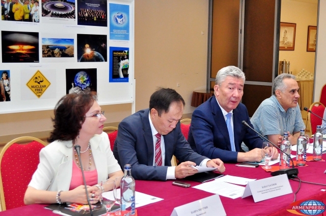 В Ереване обсуждались совместные усилия Армении и Казахстана в сфере ядерного 
разоружения