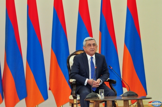 Serzh Sargsyan not against of seeing woman in Armenia’s president position