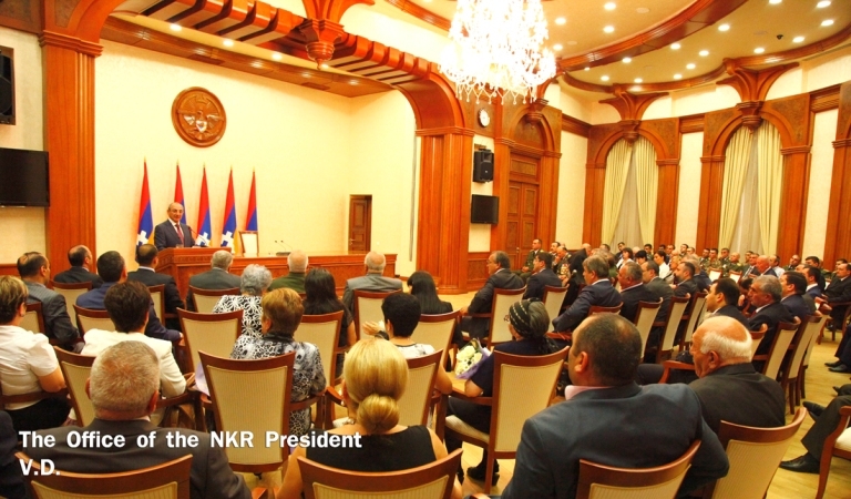 Karabakh should be stable, powerful, developed and democratic state: President