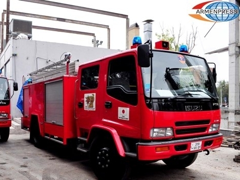 Իջևանում «ՎԱԶ-2106» մակնիշի մեքենա է այրվել 
