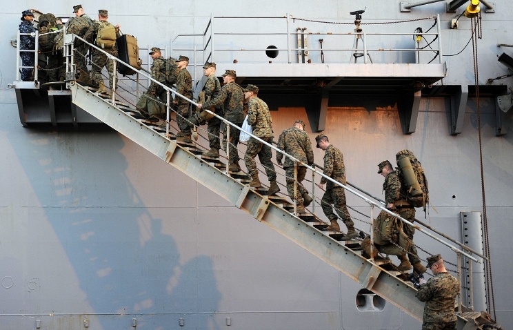 Седьмой по счету корабль ВМС США направляется в Персидский залив