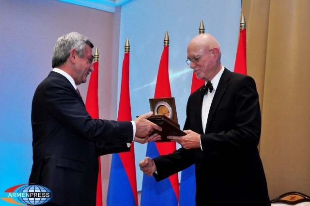 President of Armenia attends awarding ceremony of Victor Ambartsumian International Prize