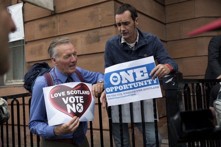 Самая большая активность избирателей на референдуме в Шотландии отмечена в Глазго