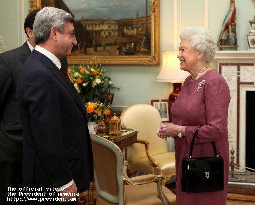 Queen Elizabeth II congratulated the people of Armenia on the 23nd anniversary of the 
independence