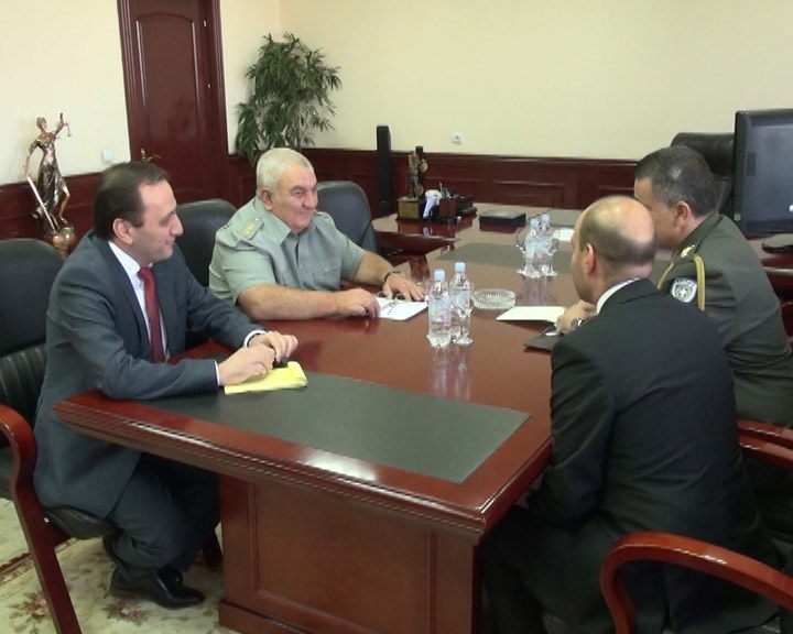 Yuri Khachaturov discusses cooperation issues with Greek Embassy’s military attaché