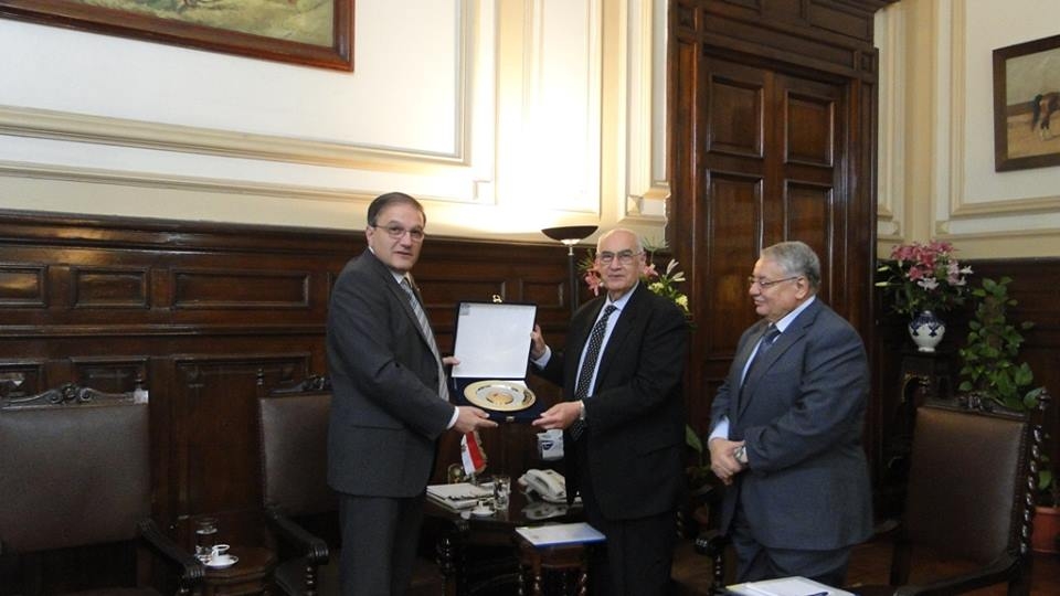 Ambassador Melkonyan meets with Egypt's Minister of Agriculture and Land Reclamation