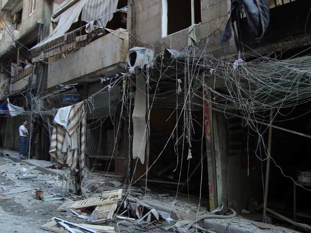 Armenians wounded in Aleppo