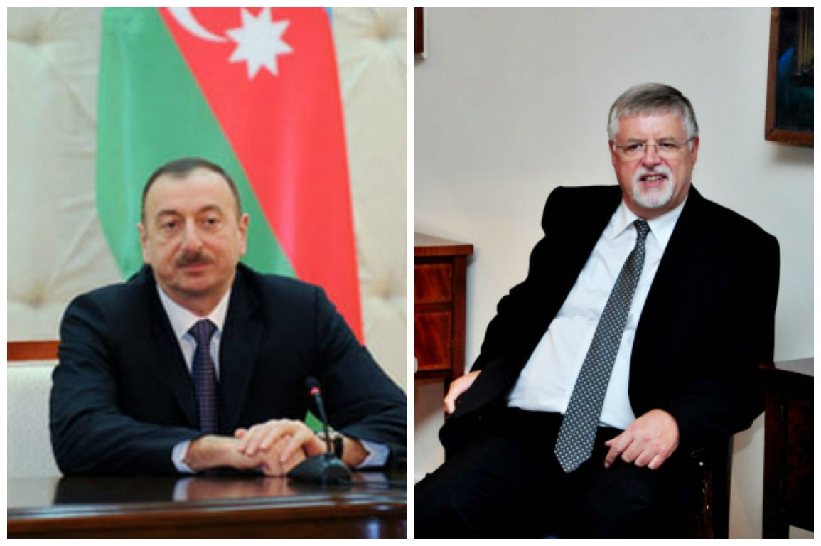 Aliyev and Herbert Salber discuss Karabakh issue
