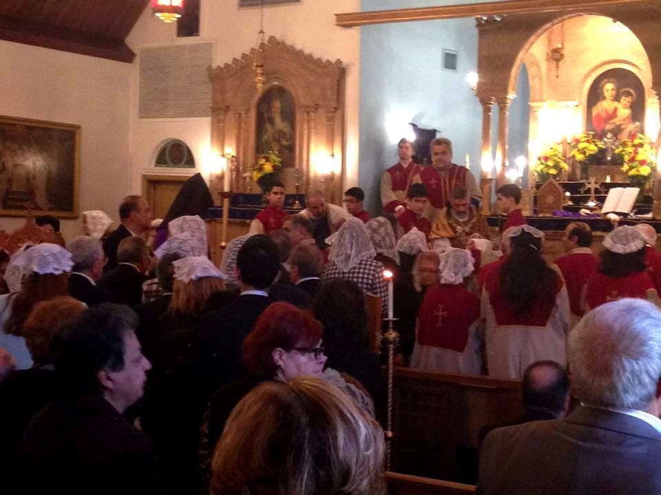 Armenian Prelate of Aleppo offers liturgy in New Jersey