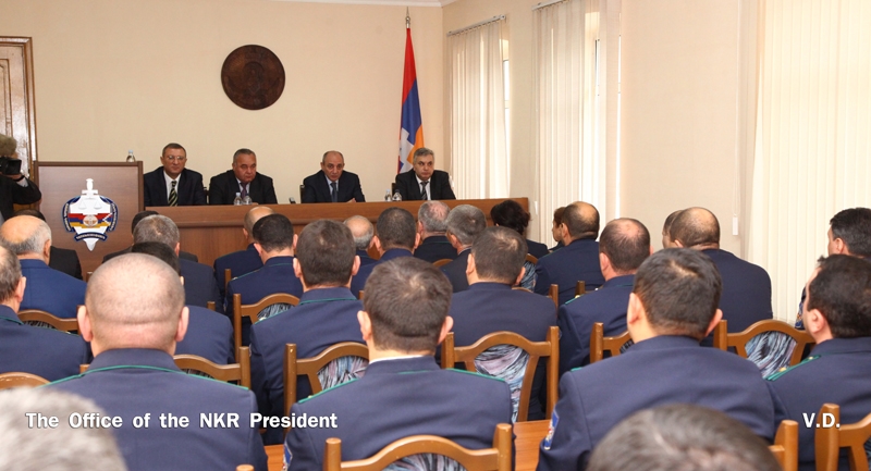 Karabakh President introduced newly-appointed heads of Control Chamber, Public 
Prosecutor's Office and National Security Service