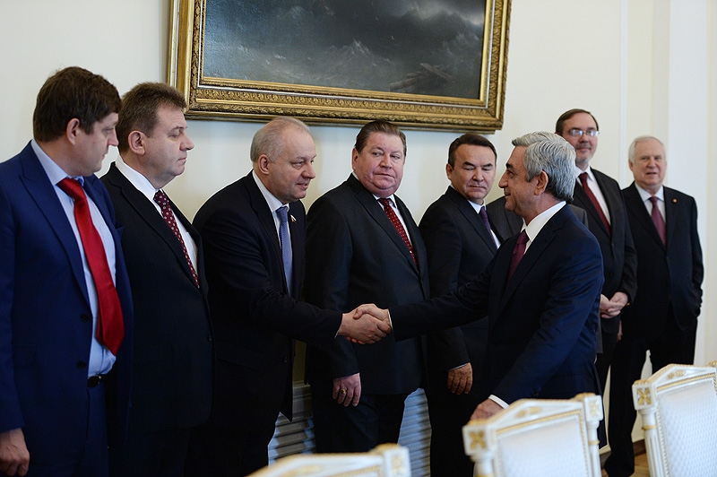 Serzh Sargsyan and Nikolay Rizhkov dwell on Armenian-Russian cooperation prospects