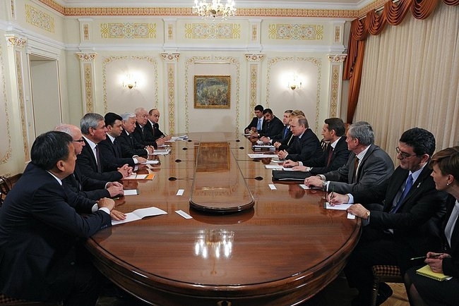 At meeting with Putin Sharmazanov stresses need for CSTO’s unified stance