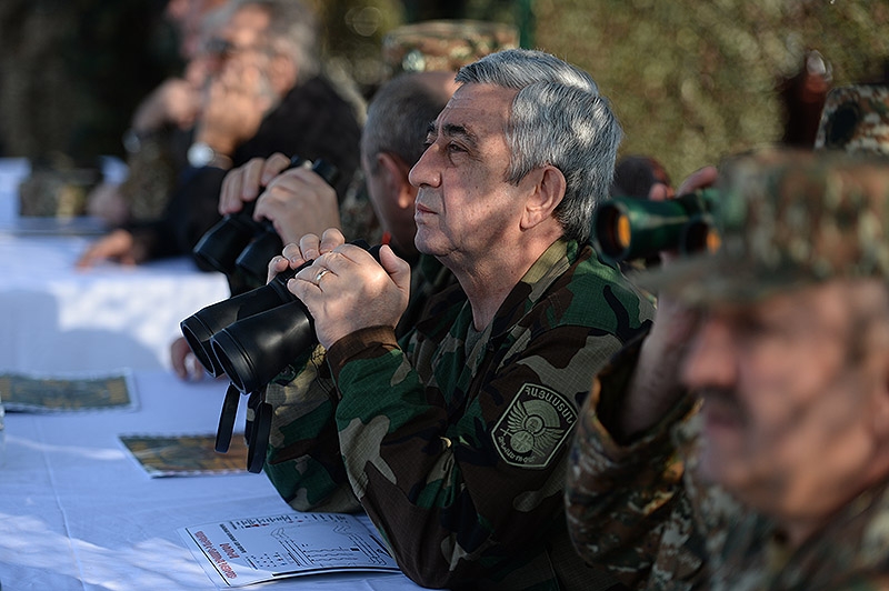 Президент Армении считает гарантом предотвращения войны мощь армянского солдата