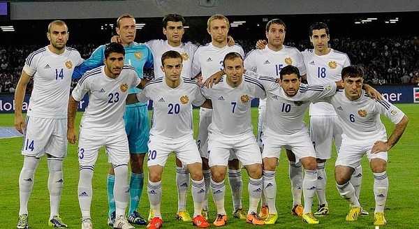 Armenian National Football Team lost to Portugal 1-0