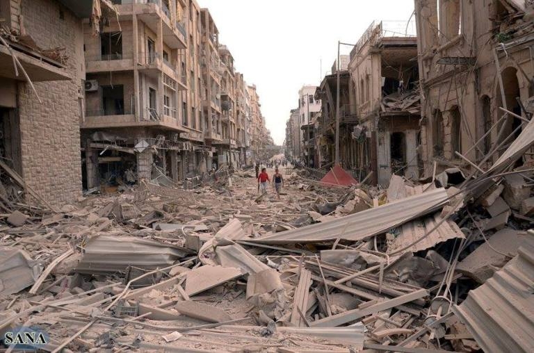 Relatively fewer bombings in Aleppo