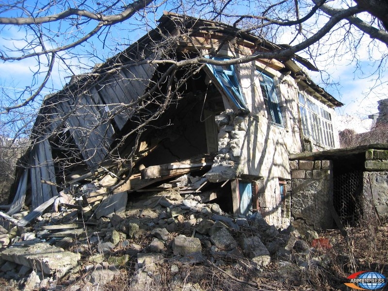Այգուտ գյուղում քանդման է ենթակա սողանքներից վնասված 85 բնակարան