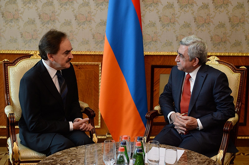 Серж Саргсян принял посла Польши в Армении
