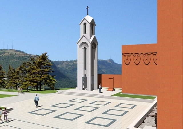В конце марта в Степанакерте возвысится Колокольня-мемориал жертв Геноцида армян