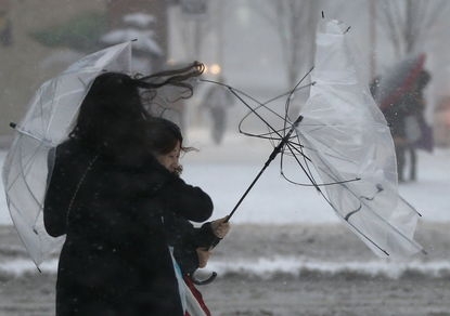 Пять человек стали жертвами снежной бури на севере Японии 
