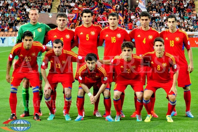 Armenian national football team is on the 79th place