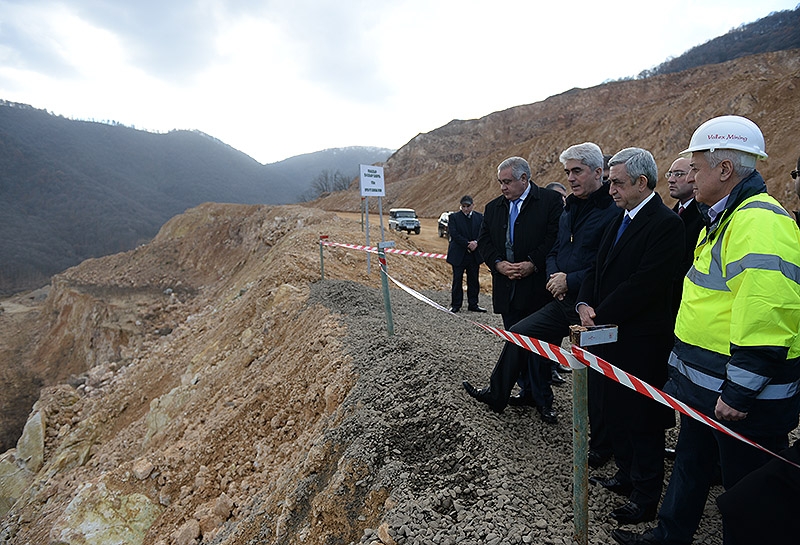Президент Армении с рабочим визитом посетил Лорийскую область