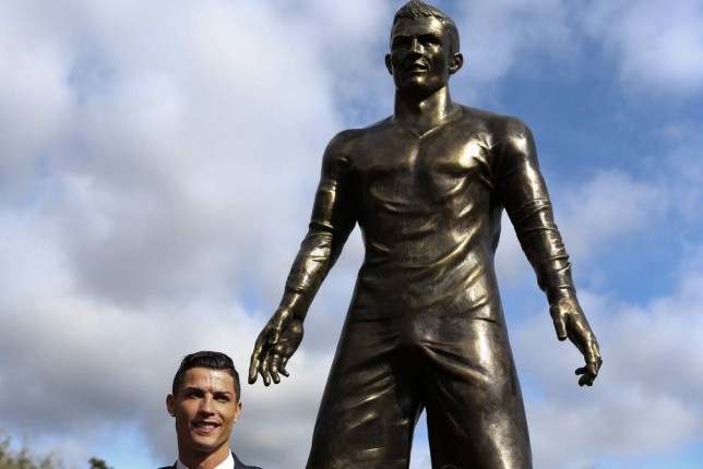 Cristiano Ronaldo statue erected at his own museum in Madeira